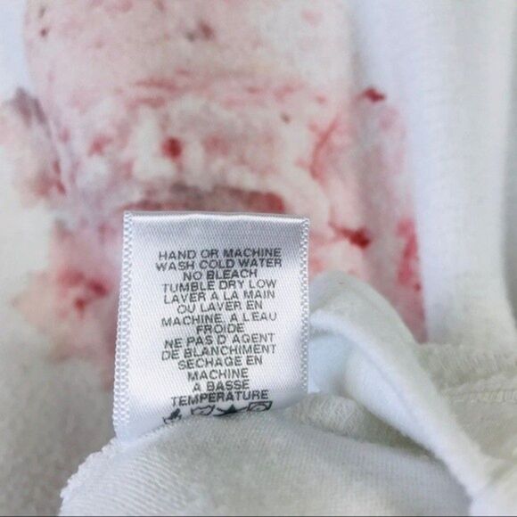 Wildfox ice cream cone roll sleeve sweatshirt sweater top XS kawaii graphic cozy - Picture 10 of 12